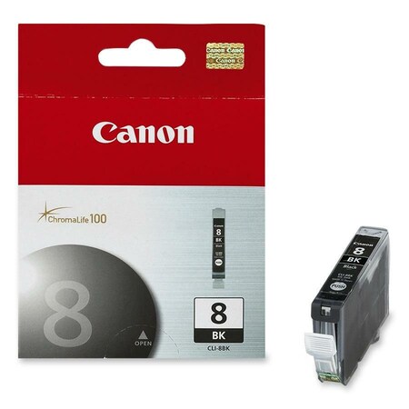 Canon Ink Cartridge, Cli-8Black, Black CLI8BK
