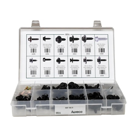 Auveco Body Bolt Quik-Select Kit Assortment 6814