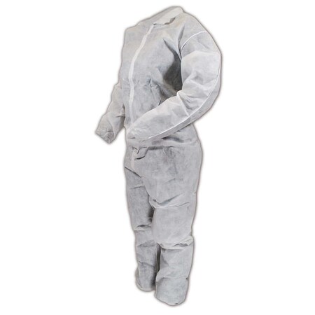 Magid EconoWear Lite N Kool Plus CVZ5 SMS Disposable Coveralls with Zipper Front, Size S CVZ5S