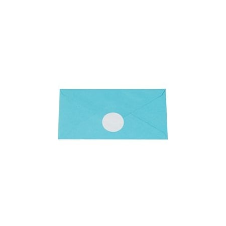 Bubblefast 1'' White Circle Paper Mailing Labels BFDL760