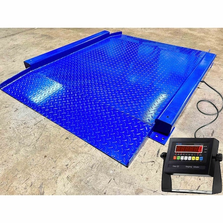 Selleton Scales Low Profile Drum Scale, 48 in x 48 in, 1000 - 5000 lb SL-917-R-48x48-5K