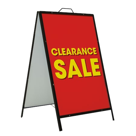 Showdown Displays 24 In X 36 In Superstrong Angle Iron Frame Kit - Clearance Sale Red 908030-006