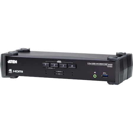 Aten 4-Port 4K60 Single View Hdmi Kvmp CS1824