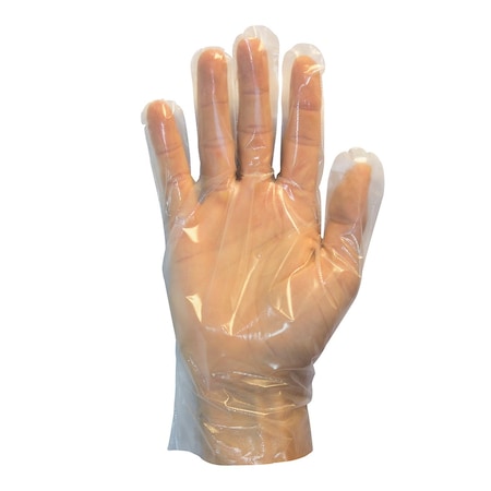 Safety Zone Polyethylene Gloves - Clear, Lrg - Case of 1000 GDCP-LG