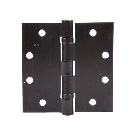 Stanley Security Architectural Hinge Five Knuckle BB Steel 4 1/2 in x 4 1/2 in Dark Oxidized Satin Bronze Oil Rubbed FBB179NRP 4-1/2X4-1/2 10B
