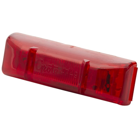 Grote Marker Lamp, PC Rated 19 Style, Red 47492