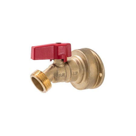 Proline Series Brass 3/4-in PF x 3/4-in MHT 1/4 Turn No Kink Hose Bibb 1102-654