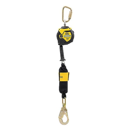 Werner R4100 Self-Retracting Lifelines, Swivel Snap Hook, Steel, 1 Leg(s), 400 lb Weight Capacity R410010LE