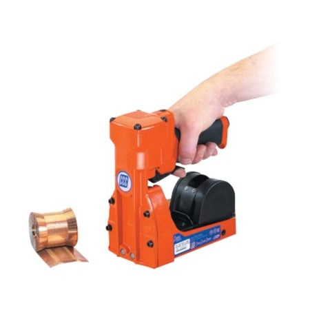 Partners Brand Pneumatic/Roll Feed Carton Stapler, 5/8", Orange, 1/Each ST118