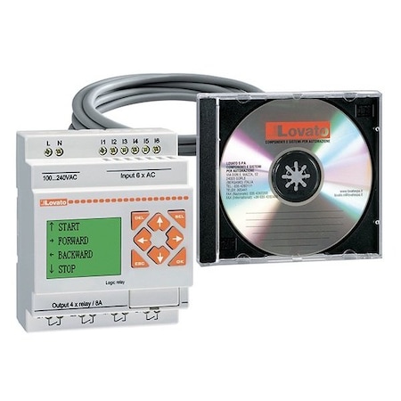 Lovato Kit: Program.Relay 240Vac+Cabl LRDKIT10RA240