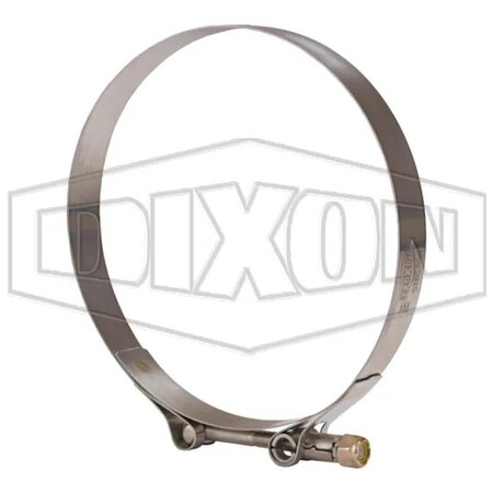 Dixon T-Bolt Clamp, 6.25 to 6.56 in Nominal, 0.025 in Thick, 300 Stainless Steel STBC650
