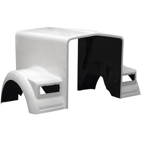 Replacement For Kenworth W900B Year 2019 Fiberglass Hood