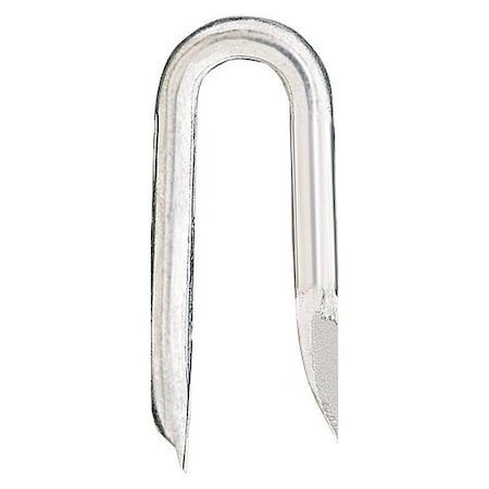 Zoro Select Staples, 9 ga, 2 in Leg L, Steel, 58 PK 1161102