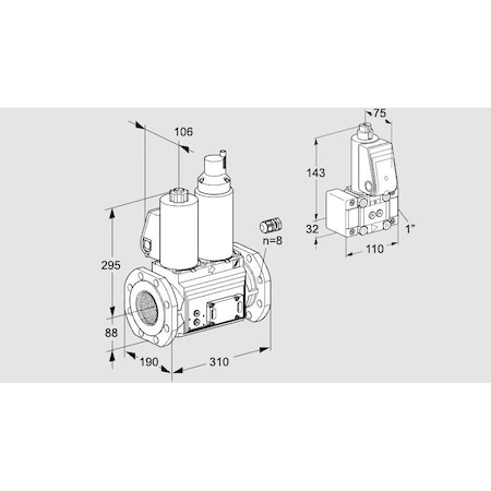 Honeywell Kromschroder VCS780F05NLWL3E/PPZ-/PPPP KS88203728