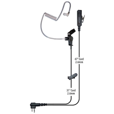 Klein Electronics Inc Blackbox Director Earset - Mono - Quick Disconnect - Wired - Earbud - Monaural - In-ear Director-M1