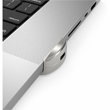 Compulocks LEDGE LOCK ADAPTER FOR MACBOOK PRO 16IN M1, M2, M3 SILVER MBPR16LDG02