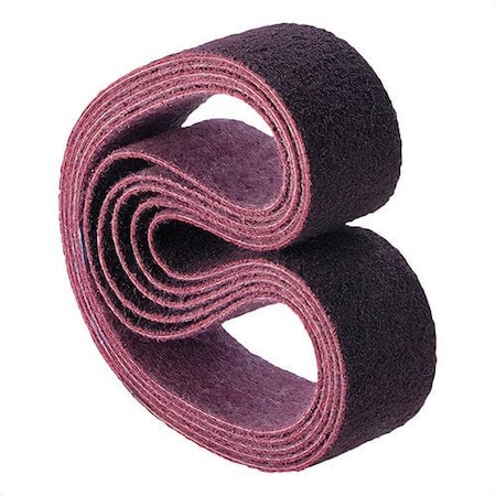 Pferd Heavy Duty Surface Conditioning Non-Woven Abrasive Belt, 1/2 in W x 18 in L, Medium Grade 43557