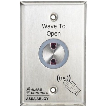 Alarm Controls Exit Motion Sensor, Single Gang, Silver NTS-1