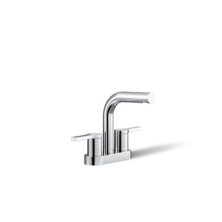 Kohler Elate Centerset bathroom sink faucet, 1.2 gpm 33591-4-CP