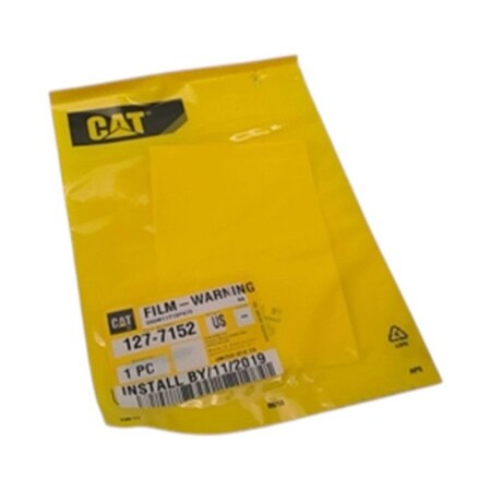 Caterpillar FILM WARNING, CATERPILLAR OEM 1277152 1277152