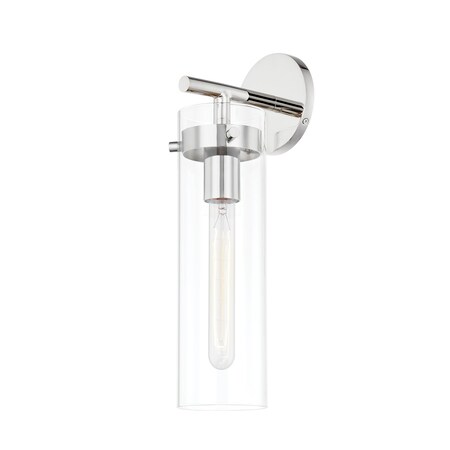 Mitzi Haisley 1 Light Wall Sconce 16 In. Polished Nickel H756101-PN