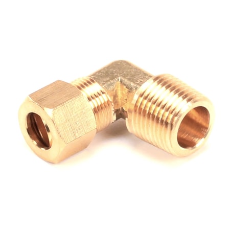 Fetco Fitting, Male Elbow, 90 Degree, 3/8in Tube OD x 3/8in MPT 1031.00005.00