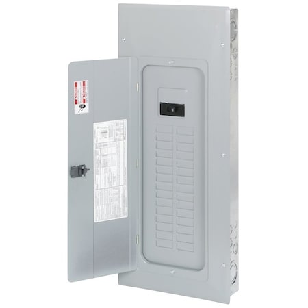 Eaton Cutler-Hammer Load Center, BRP, 30 Spaces, 200A, 120/240V AC, Main Circuit Breaker, 1 Phase BRP30B200