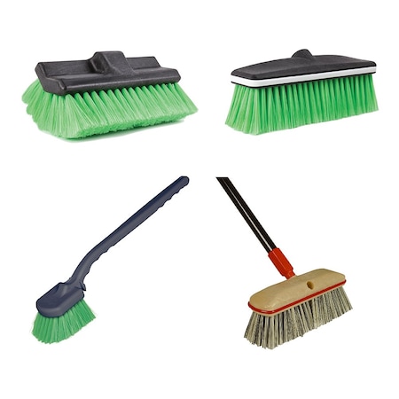 Harper Automotive Scrub Brush and Wash Brush Set, 4-Piece 10000-07784