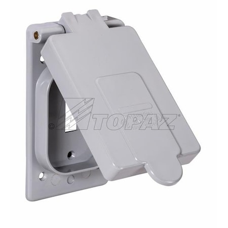 Topaz Switch Cover, PVC, Rectangle, 2.8125" x 4.5625" 1315