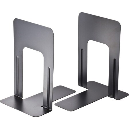 Officemate International OfficemateNon-Skid Bookends 9-5/16" High Black 2 Pack 93051