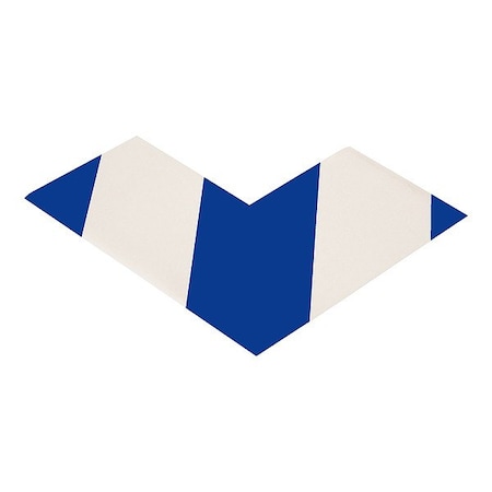 Mighty Line Floor Marking Shape, 6 in L, PK100 Angle3BW