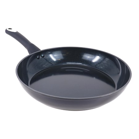 Oster Hawke 12 Inch Ceramic Nonstick Aluminum Frying Pan in Dark Blue 139139.01
