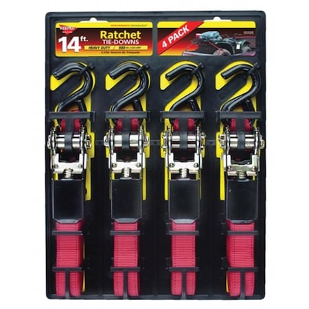 Hampton Products Keeper 4 Count 14 Ratchet Tie Down 05505, 4PK 5505