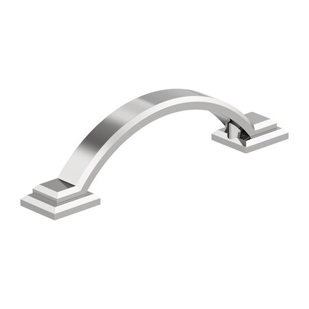 Amerock Sheffield 3 inch (76mm) Center-to-Center Polished Chrome Cabinet Pull, 25PK 25VMP3704026