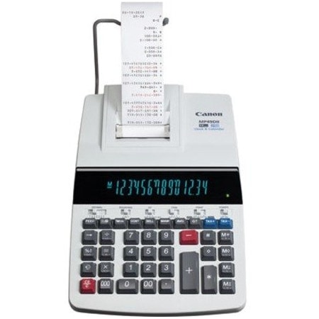 Canon CNMMP49DII Desktop Printing Calculator; 14-Digit; Gray CNMMP49DII