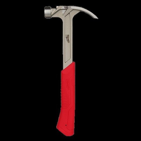 Milwaukee Tool 16oz Smooth Face Hybrid Claw Hammer 48-22-9018
