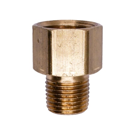 Auveco Brass Inverted Flare 5/16in To Male Pipe 1/8in Adapter, 5PK 52