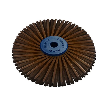 Dedeco SUNBURST 4" X 1/2" TA BROWN 36 GRIT (A/O) 2451