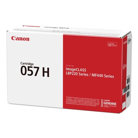 Canon High-Yield Toner 3010C001 (CRG-057H), 10,000 Page-Yield, Black 3010C001