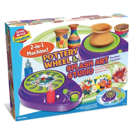 Small World Toys Pottery Wheel & Splash Art Studio 9725693