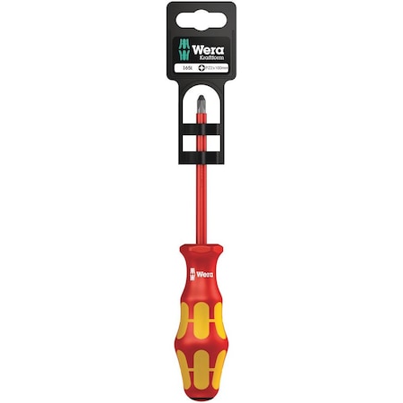 Wera 165 i PZ SB VDE Insulated screwdriver for Pozidriv screws, PZ 2 x 100 mm 5100016001