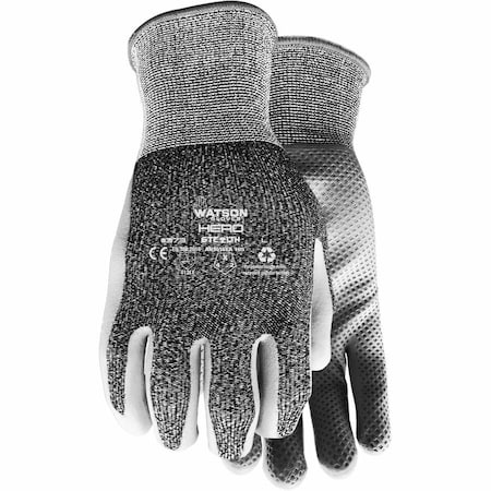 Watson Gloves Foam Nitrile, Palm, Black/Gray, M 1 PR 373-M