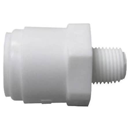 House PL-3005 Push Fit Adapter 0.25 O.D. x 0.25 Mpt In. HO871992