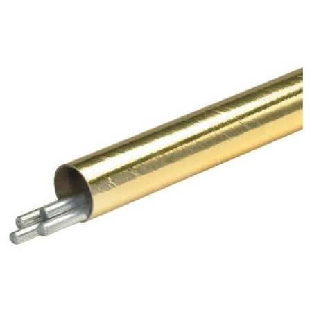 Partners Brand Mailing Tubes with Caps, 2" x 6", Gold, PK50 P2006GO