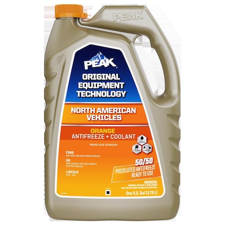 Peak NA Orange 50/50 Antifreeze/Coolant 1 gal NAOB53