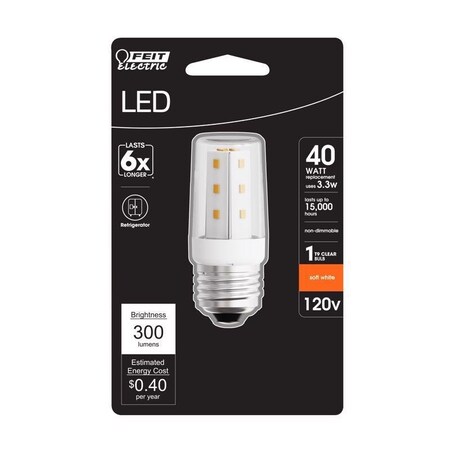 Feit Electric T9 E26 Medium LED Bulb Soft White 40 Watt Equivalence BP40T9S927HDRP