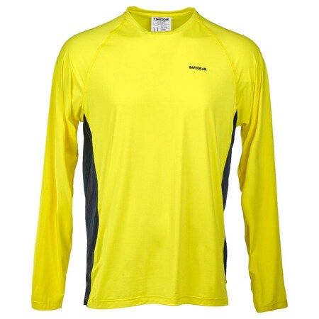 J. J. Keller & Associates Cooling High Visibility Long Sleeve T-Shirt, Moisture Wicking, Side Vents, XL, SAFEGEAR 73946
