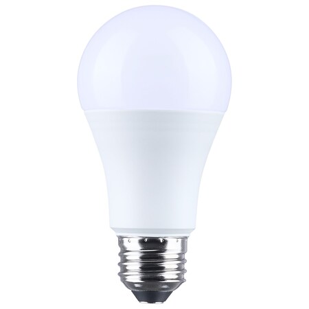 Satco 13.5/10/5 Watt LED A19 3 Way Lamp 4000K CCT Lumens Selectable Medium Double Contact Base 120 Volt S14394