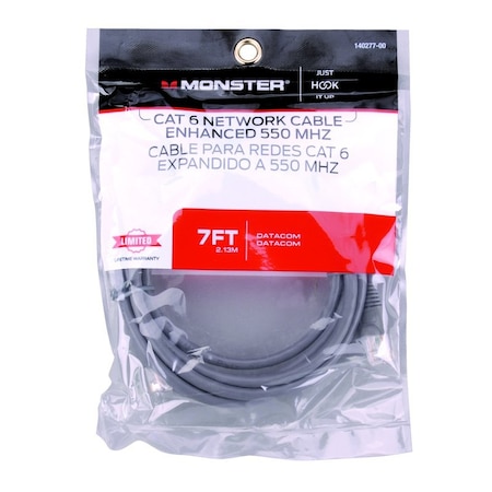 Monster Cable Just Hook It Up 7 ft. L Category 6 Networking Cable 140277-00