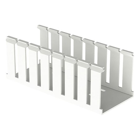 Panduit Wire Duct, Wide Slot, White, 3.25 W x 3 D G3X3WH6
